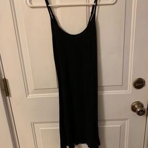 Women’s fit and flare black dress